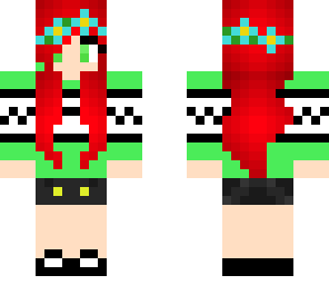 red hair flower girl