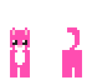 my awesome pink cat