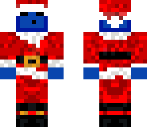 blue christmas slime