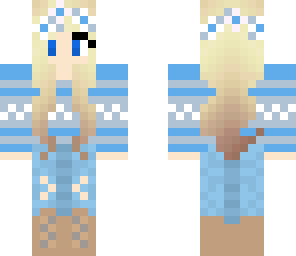 winter or christmas daisy skin