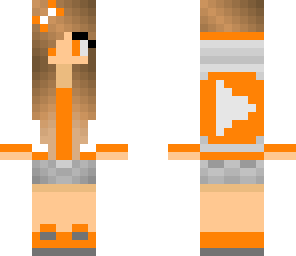 orange youtube girl