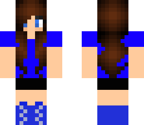 blue girl