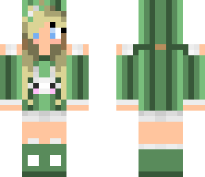 green hoodie