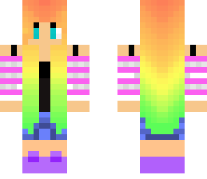 rainbow hair
