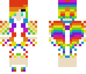 rainbow girl
