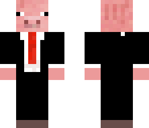 pig in tux