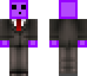 purple slime in suit