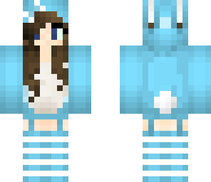 blue bunny girl