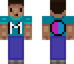 cute steve whit an m on it