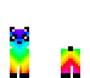 rainbow panda