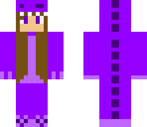 purple hippo girl