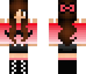 red mustache girl