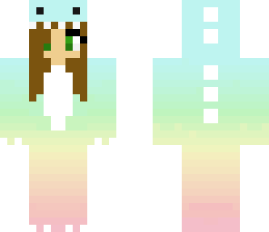 rainbow dino girl