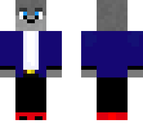 pxlwlf mit hemd und sneaker