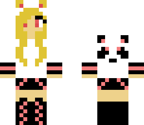 pink panda girl