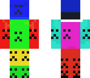 multi colored creeper