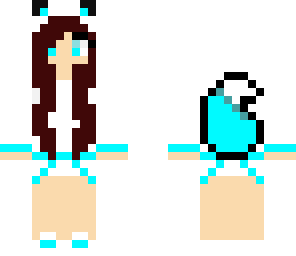 turquoise fox girl