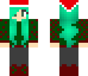 christmas girl and 2 followers