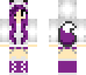 purple fox girl