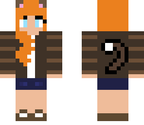 red hair cat girl