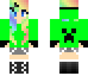 rainbow creeper girl