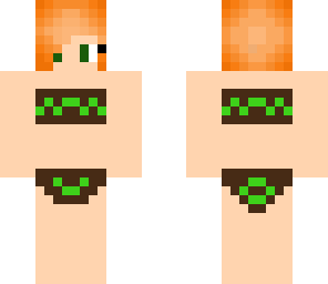 green irish bikini girl