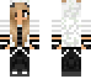 blonde panda girl