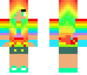 rainbow girl