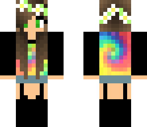tie dye girl