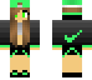 mint nike girl