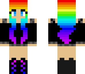 rainbow hair