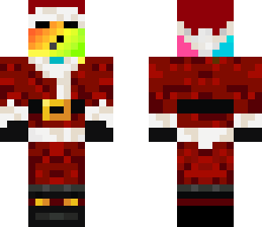 rainbow santa slime