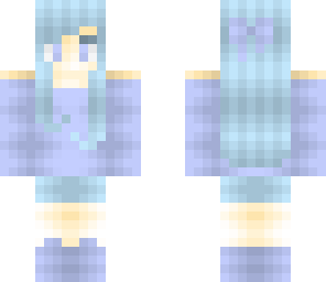 blue girl