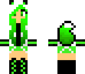 green fox girl