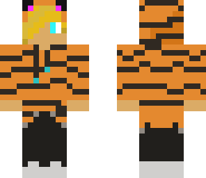 blond guy in tiger clothes