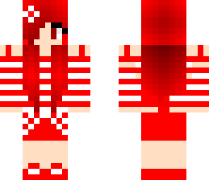 christmas candy cane girl