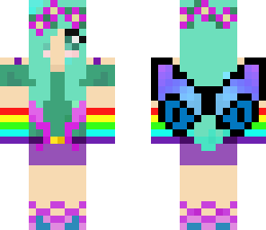 colors fixed blue and rainbow fairy
