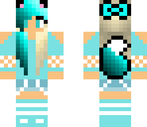 light blue wolf girl fixed