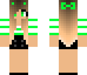 pretty girl green