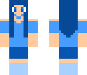 blue female