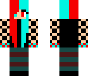 red and blue