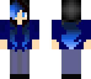 blue goth girl