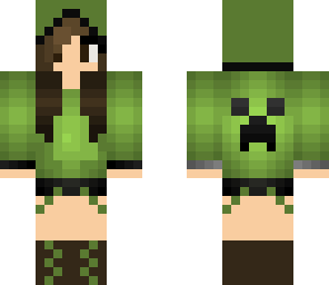 creeper hoodie girl