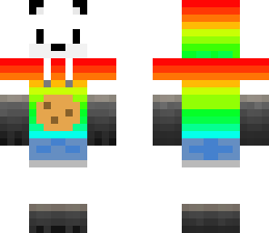 rainbow cookie panda