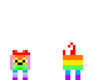 rainbow dog