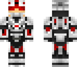 red space suit