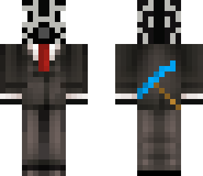 zebra in a miner suit