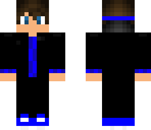 blue hoddie boy