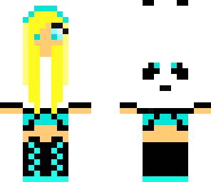 blue panda