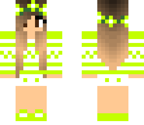 lime green sweater girl